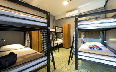 Bett im gemischten 6-Bett-Schlafsaal 4