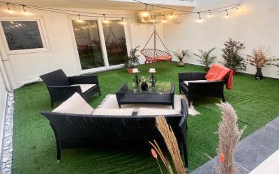 Brand new flat with a nice yard in St Julians 2 Brand new flat with a nice yard in St Julians 2